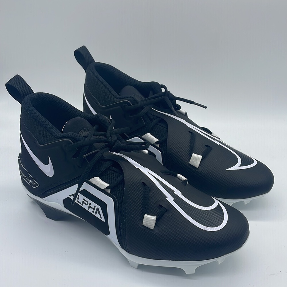 Nike Alpha Menace Pro 3 Mid [CT6649-001] Black/White no box mens - Picture 4 of 5